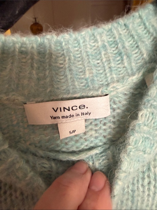 Vince Sweaters - Vince Light Blue Sweater + coordinating Satin Skirt